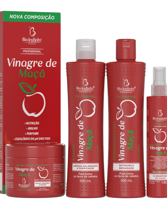 Kit Capilar Vinagre de Maçã Kit Capilar Vinagre de Maçã