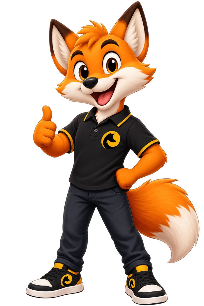 Mascote Magazine Fox