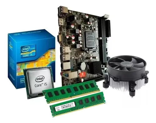 Kit Upgrade Intel Core i5 + Placa-mãe + Cooler + Memória 4GB - 1